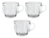 Conjunto de Xícaras com Pires de vidro 165 ML 4 pares - Original