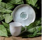 Conjunto de Xícaras de chá 170ml Evergreen Porto Brasil cerâmica