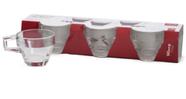 Conjunto de Xícaras de Vidro 3 Peças 190ml chá Café Kit - Wincy