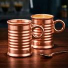 Conjunto de Xícaras para Café 6pçs Luminarc Moi Cobre 90ml Vidro Temperado Elegância Francesa