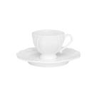 Conjunto De Xícaras Para Café Com Pires Em Porcelana Soleil Com 12 Peças 75ml Oxford