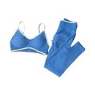 Conjunto De Yoga Feminino De Cintura Alta 2 Peças: Leggings Esportivas De Alto Impacto E Top De Conjunto De Yoga Feminino De Cintura Alta 2 Peças: Leggings Esportivas De Alto Impacto E Top De