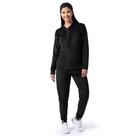Conjunto Deportivo de Terciopelo para Mujer Wright's 2 Piezas Negro Mediano