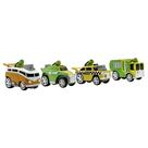 Conjunto Diecast Shell Riders para Teenage Mutant Ninja Turtles 1:64