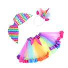 Conjunto Disfraz OFFSCH Tutú Morado para Niñas Cumpleaños 3-8 Años