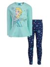 Conjunto Disney Frozen Elsa para Meninas com Blusa de Manga Longa em Fleece e Leggings
