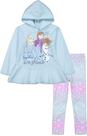 Conjunto Disney Frozen para Meninas Pequenas com Moletom e Leggings Azul 3T Conjunto Disney Frozen para Meninas Pequenas com Moletom e Leggings Azul 3T