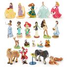 Conjunto Disney Store Princesas e Amigos Peludos com 20 Figuras