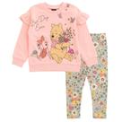 Conjunto Disney Winnie the Pooh e Leitão para Meninas Pequenas com Moletom