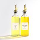 Conjunto dispensador de óleo e vinagre Frasco de vidro Molimoli 500mL x2