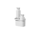 Conjunto Dispensers e Organizador Flow Branco 500ML+500ML Branco OU