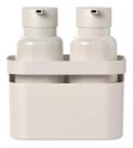 Conjunto Dispensers E Organizador Flow Com Visor Do Líquido