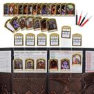 Conjunto DND Initiative & Combat Tracker com tampa de acrílico, 6 unidades