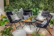 Conjunto Dobrável São Paulo 5 Peças Preto Just Home Collection