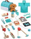 Conjunto Doctor Kit Lehoo Castle Vet Play com bolsa para cães para crianças de 3 a 8 anos
