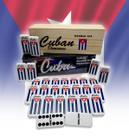 Conjunto Domino PRK 14 Cuban Double Six Tiles com caixa de madeira Conjunto Domino PRK 14 Cuban Double Six Tiles com caixa de madeira