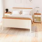 Conjunto Dormitório 1 Cama Queen 2 Mesas de Cabeceira Ananda CabeCasa MadeiraOriginals
