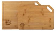 Conjunto Duas Tábuas De Corte Em Bambu Master Chef