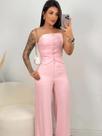 Conjunto Elegante Feminino sem alça Mais Calça Pantalona Alfaiataria Social Conjunto Elegante Feminino sem alça Mais Calça Pantalona Alfaiataria Social