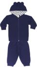 Conjunto em Bouclê Baby Hrradinhos M Preto