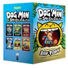 Conjunto em caixa Book Scholastic Dog Man Supa Epic Collection
