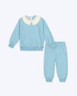 Conjunto em Moletinho Bebê Menina com Strass Mundo Cinti 10532