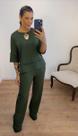 Conjunto em moletinho. Tam M