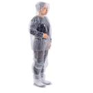 Conjunto em Polietileno Transparente com Elástico, Capuz e Bota Impermeável Prevemax