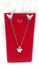 Conjunto em Prata de Borboleta