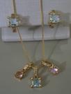 Conjunto em Semijoias Banhada a ouro 18k Cod.51246