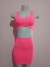 Conjunto em Suplex rosa