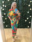 Conjunto em Viscolinho Estampado