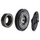 Conjunto embreagem compressor 10p08 polia canal 1a 12v