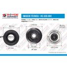 Conjunto Embreagem Compressor Denso 10Pa17 Maquina JD Polia 8Pk 130X30X40Mm Oem-52508
