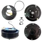 Conjunto Embreagem Para Compressor 10pa17 8pk 12 Volts 145mm John Deere