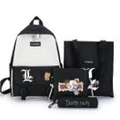 Conjunto escolar Deaths Notes dazais osamus para crianças, 4 unidades Conjunto escolar Deaths Notes dazais osamus para crianças, 4 unidades