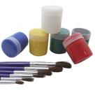 Conjunto Escolar Para Pintura Pincéis Japonês E Tinta Guache Conjunto Escolar Para Pintura Pincéis Japonês E Tinta Guache