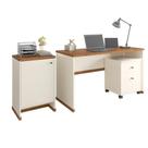 Conjunto Escritório 3 Peças - Mesa Gaveteiro E Balcão Verben - Offwhite/naturale Offwhite/naturale Conjunto Escritório 3 Peças - Mesa Gaveteiro E Balcão Verben - Offwhite/naturale Offwhite/naturale