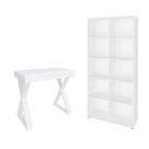 Conjunto Escritório Home: Escrivaninha 6009 + Estante 5333