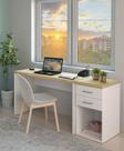 Conjunto Escritório Home Office: Mesa 6095 + Gaveteiro 6096