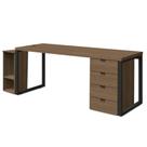 Conjunto Escritorio Industrial 3 Peças 190 Cm Frame Kappesberg Munique
