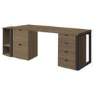 Conjunto Escritorio Industrial 4 Peças Frame Munique Kappesberg