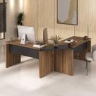 Conjunto Escritório: Mesa 6149 + Mesa 6149 + Conector 6357