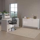 Conjunto Escritório Office Mesa Escrivaninha e Buffet Balcão Aparador Moscou Via Nossa