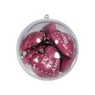 Conjunto Esfera 8cm Chaveiros Coração Decoração Casal Natal Conjunto Esfera 8cm Chaveiros Coração Decoração Casal Natal