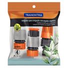 Conjunto Esguicho Mangueira Jardim Bico e Engate Tramontina
