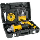 Conjunto Esmerilhadeira de 4.1/2", 750 W e Furadeira de 1/2", 710 W, 127 V~, com Jogo de Brocas e Disco, EFV 751, Vonder OstenVonder