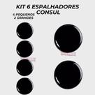Conjunto Espalhadores Tampa Fogão Consul Facilit 4 Bocas 4peq/2grd