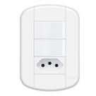 Conjunto Espelho 4x2 com 2 Interruptores Simples 1 Tomada 10A 250V Linha Blanc Fame 3929