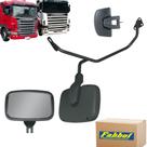 Conjunto Espelho Retrovisor Auxiliar Frontal para Scania 124 / PGR / S5 - 1998 a 2013 - Convexo